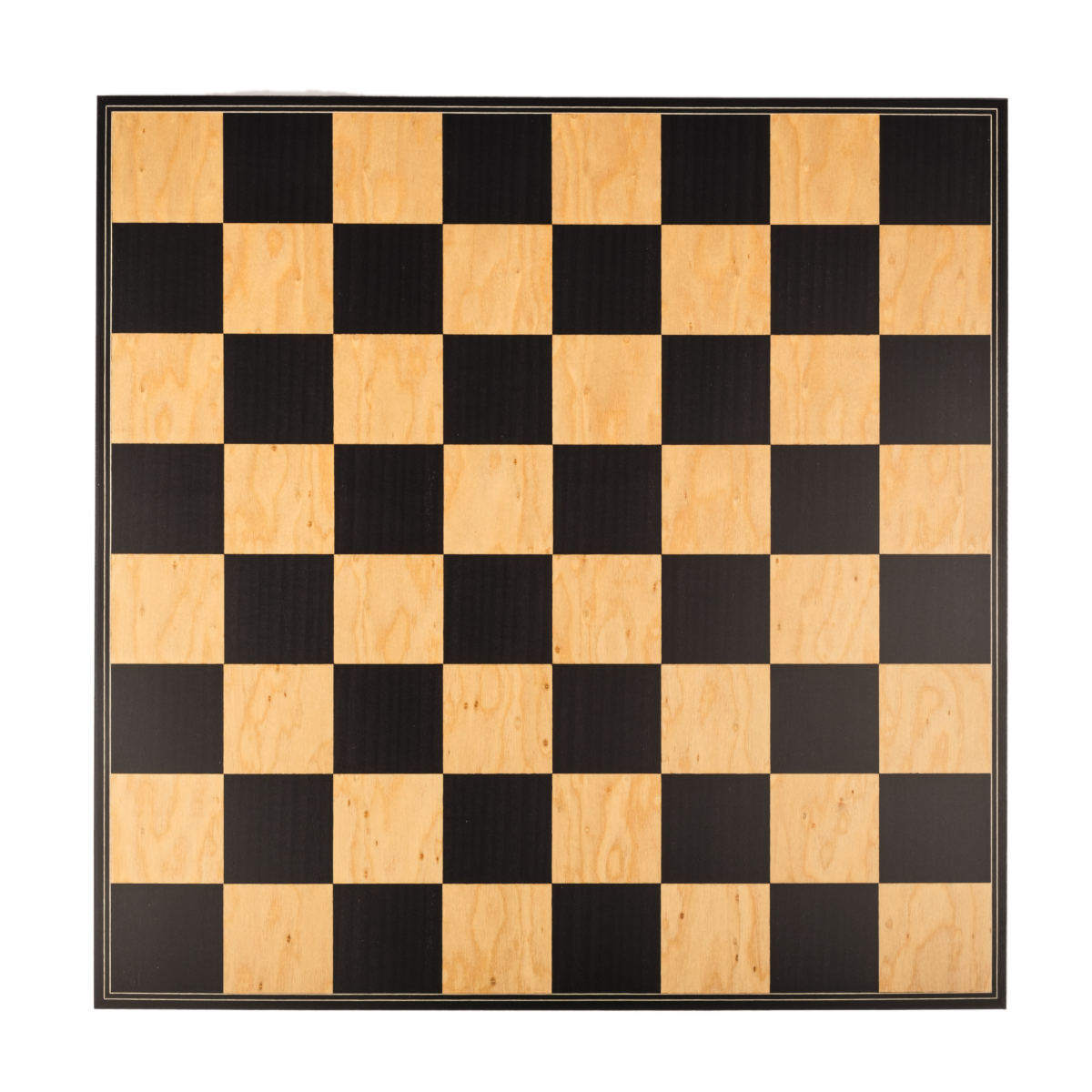 Tablero de ajedrez negro