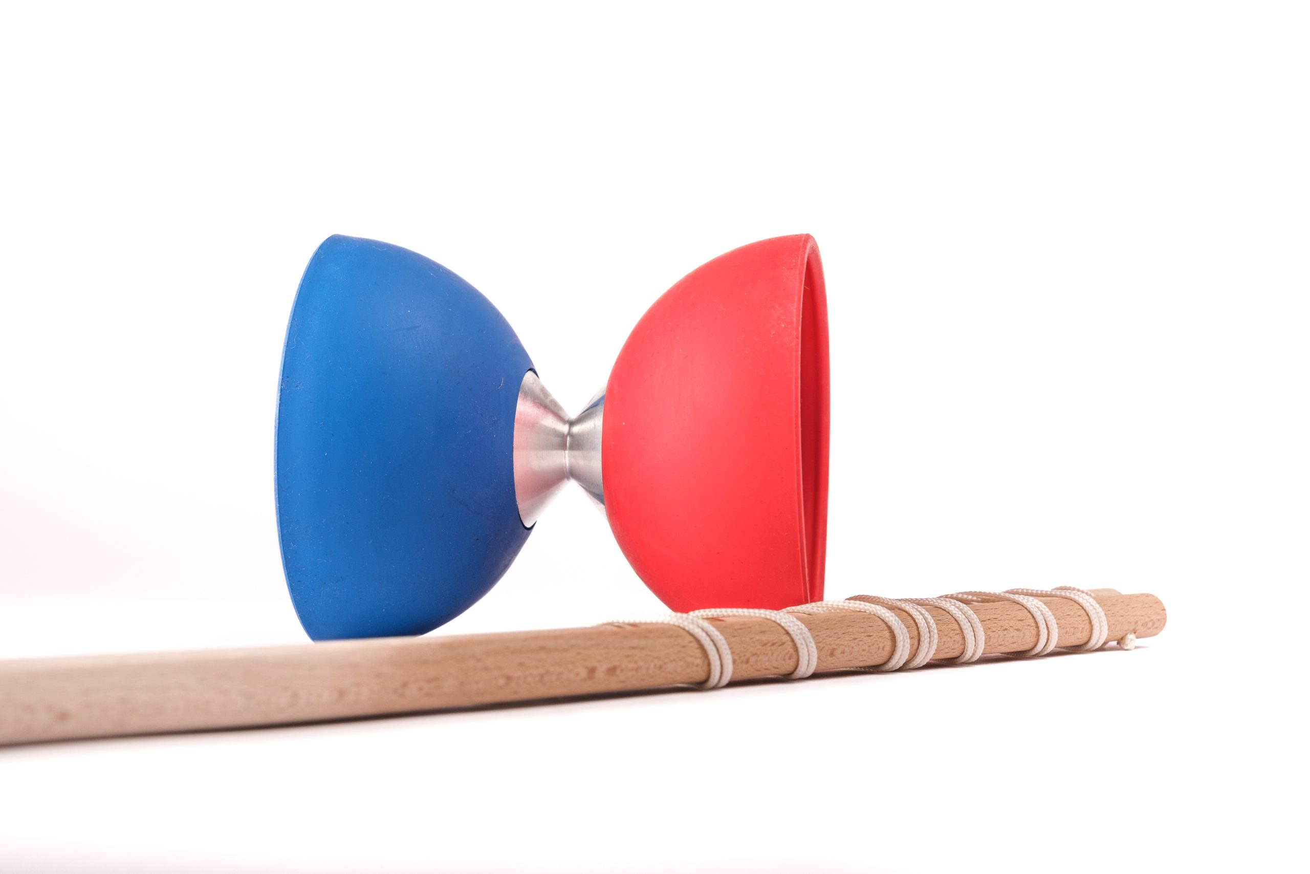 Professional rubber diabolo