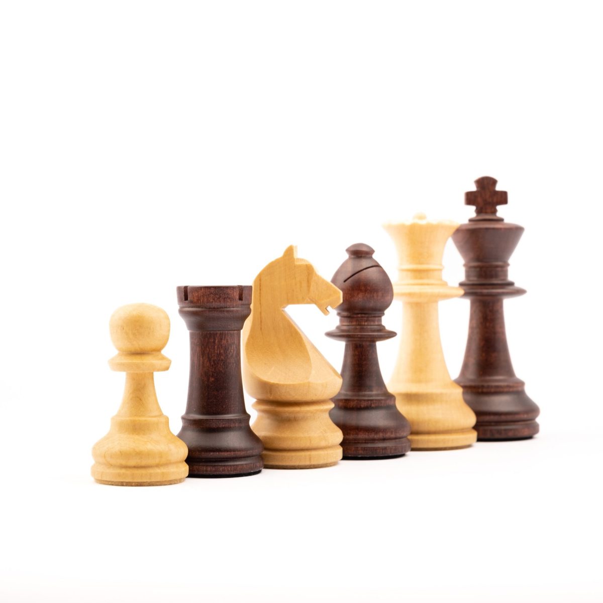 Piezas de ajedrez Staunton Europa nº6 plomadas – CAOBA