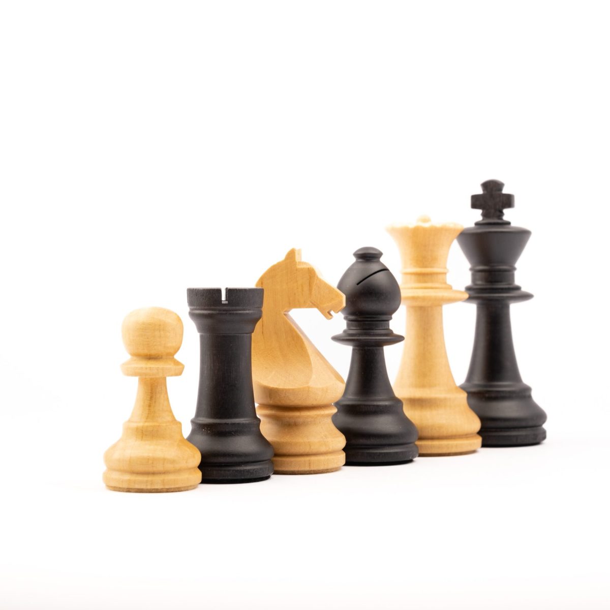 Peces d'escacs Staunton Europa nº6 plomades – NEGRE